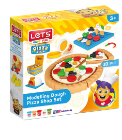 Игровой набор с тестом для лепки Pizza