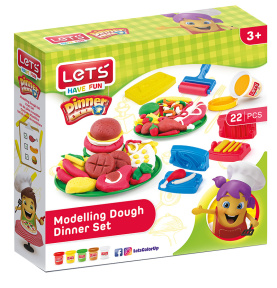 LT Set pentru modelare "Dinner", 16 forme, 5*75 gr., cod 40631
