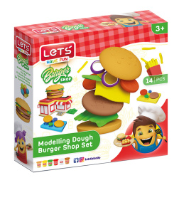 Игровой набор с тестом для лепки Hamburger