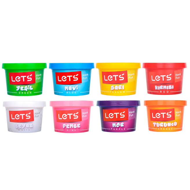 Set de pastă pentru modelare 8 Culori de 100 gr.