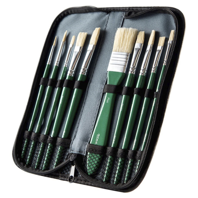 Set de periuțe Oil Paint 11 bucăți