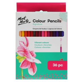 Set de creioane colorate Mont Marte, 36 culori Essential Colors