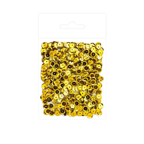 Paiete rotunde metal 9mm, 15g - auriu
