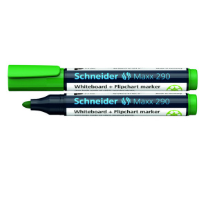 Маркер неперманентный SCHNEIDER 290, зелёный, (по штучно)