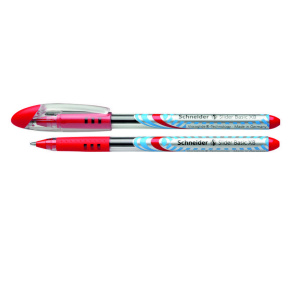 Ручка SCHNEIDER SLIDER BASIC (XB), красная 1,4 мм
