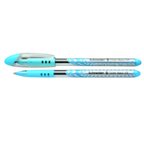 Ручка SCHNEIDER SLIDER BASIC (XB), голубая 1,4 мм