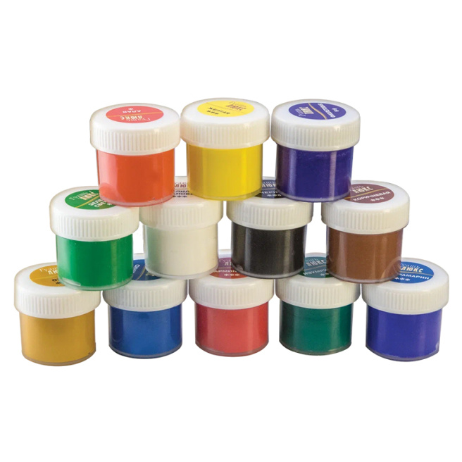 Guașă Luci, 12 culori, 20 ml Lux
