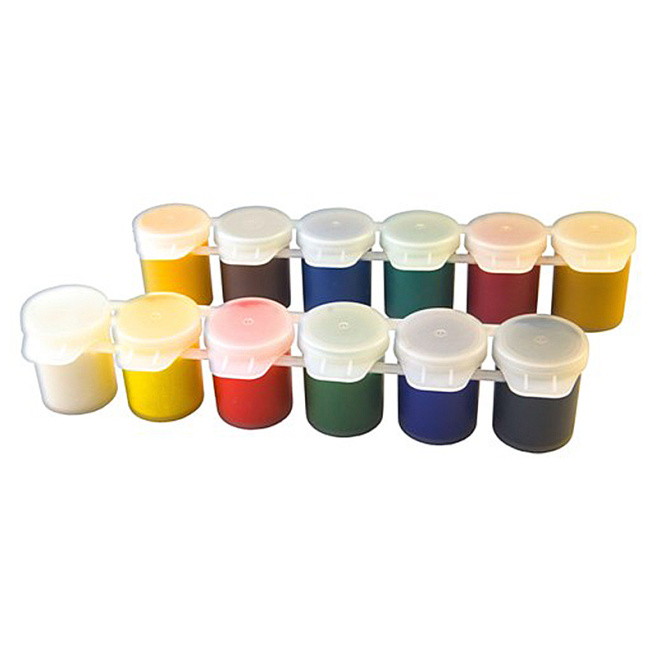Guașă 12 culori 15 ml. Luci ZOO