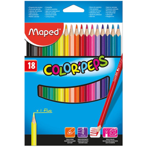 Набор цветных карандашей Color Peps, 18 цветов