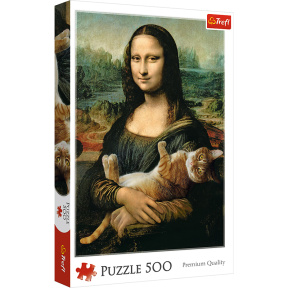 Mona Lisa cu pisică, 500 elemente