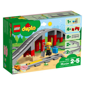 Constructor LEGO DUPLO Town "Pod și șine de cale ferată"