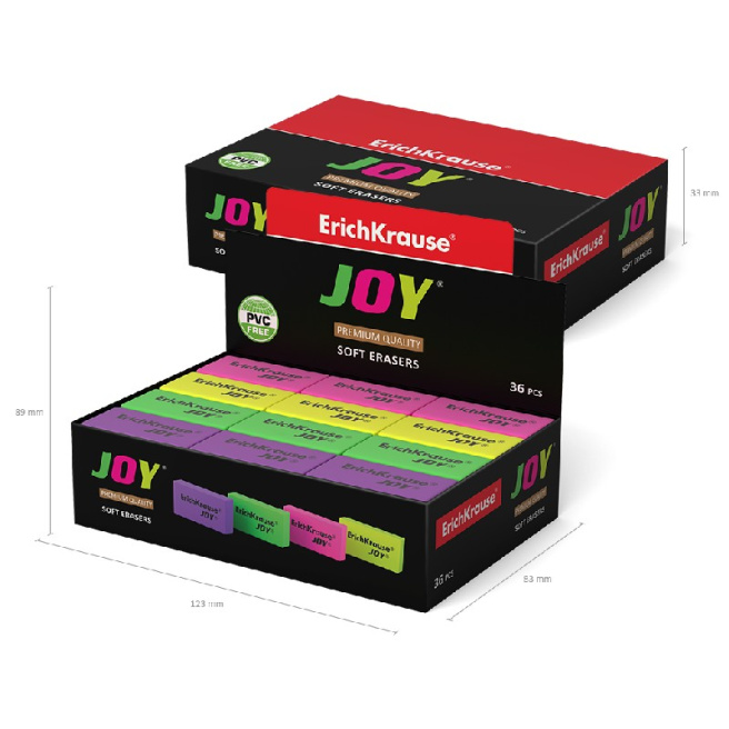 Radieră Erich Krause, seria "JOY" (per bucată)