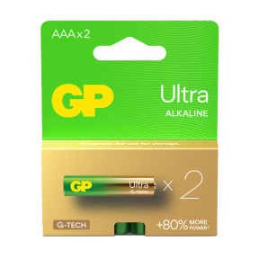 Baterie GP AAA Ultra Alkaline (blister 2 buc)