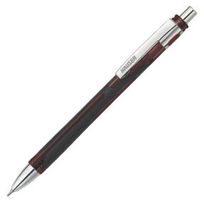 Ручка шариковая HAUSER Ultra на кнопке, красный 0,7 мм