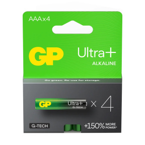 Baterie GP AAA Ultra Plus Alkaline (blister 4 buc)