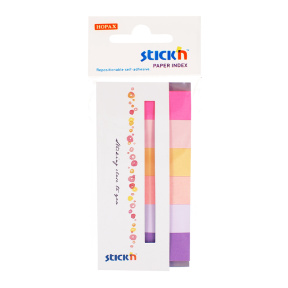 Index-uri hârtie 45х15mm 6buc x 30foi STICK`N spring