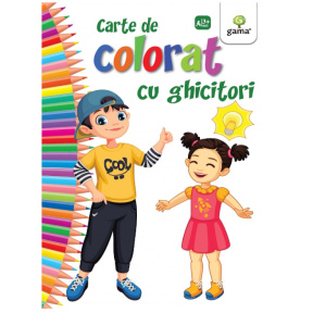 Carte de colorat cu ghicitori.. GAMA