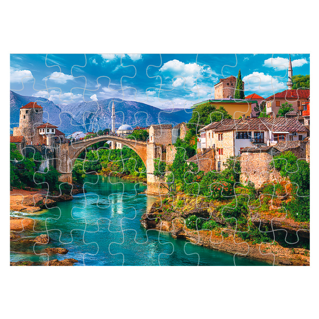 Pod vechi în Mostar, Bosnia și Hertegovina, 500 elemente