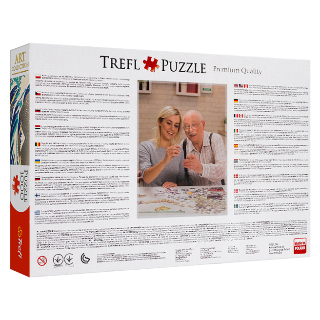 TF Puzzle - "1000 Art Collection" - " The Great Wave of Kanagawa / Bridgeman", cod 42146