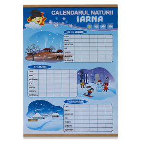 Plansa. Calendarul naturii. Iarna/ Primavara