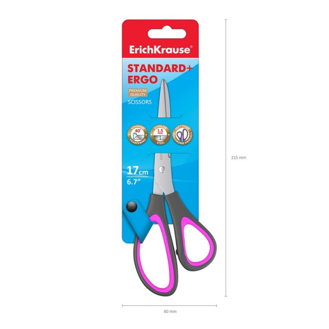 Foarfece Erich Krause Standard+ Ergo 17 cm