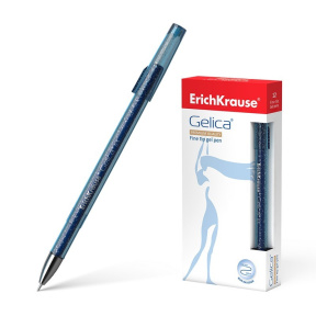 Ручка гелевая Erich Krause Gelica, 0,5 мм, синий