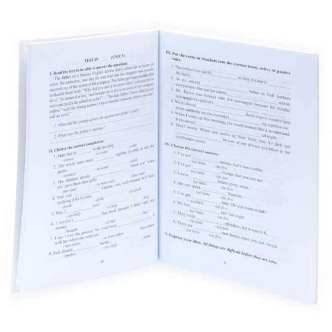 Limba engleză cl.9. Test Your English