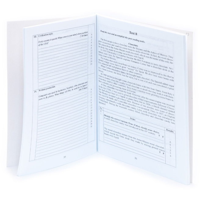 English. Preparatory tests cl.9