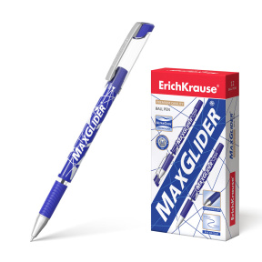 Ручка шариковая Erich Krause 0,7 мм MaxGlider, синий