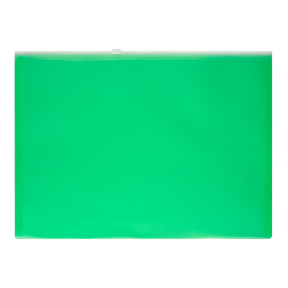 Mapa-ZIP A4, PVC, semi-transparenta, verde