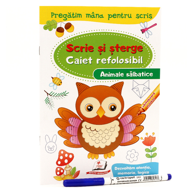 Scrie și șterge. Animale sălbatice