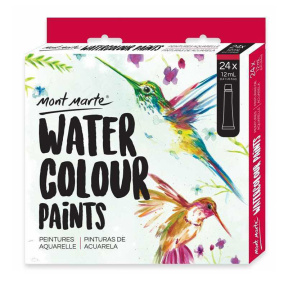 Set de vopsele de acuarelă Watercolour Paints 24 cul x 12 ml