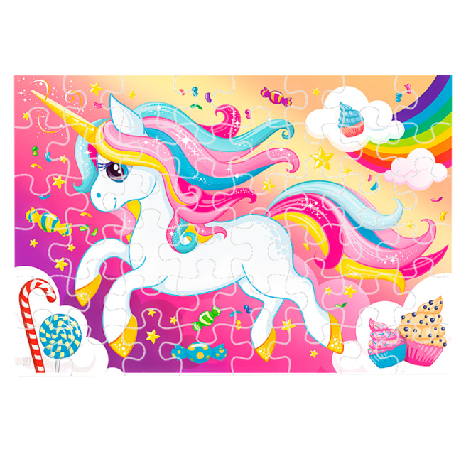 Frumosul Unicorn, 100 elemente