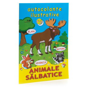 Autocolante ilustrative. Animale sălbatice