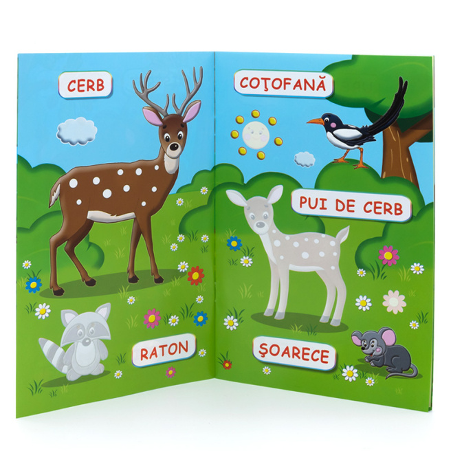 Autocolante ilustrative. Animale sălbatice