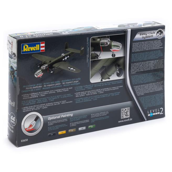 Сборная модель Американский бомбардировщик B-25 Mitchell, Revell