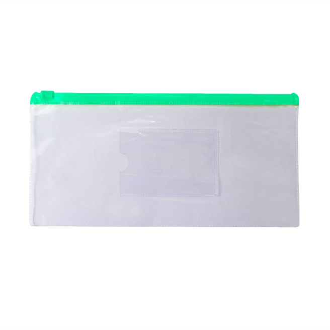 Mapa-ZIP DL OfficeLine, transparenta, verde