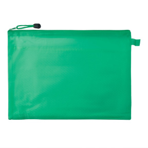 Папка на молнии, A4 OfficeLine сетчатая, 2 отсека, зеленый