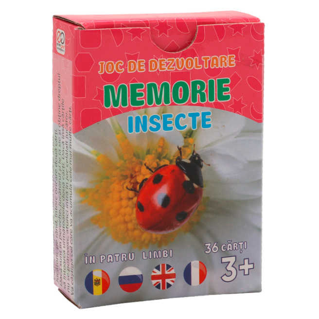 Joc de memorie. Insecte