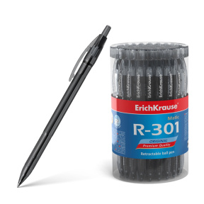 Ручка шариковая автоматическая Erich Krause R-301 Original Matic 0.7, цвет чернил черный