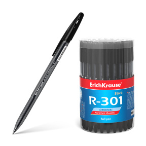 Ручка шариковая Erich Krause R-301 Original Stick 0.7, цвет чернил черный