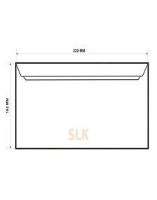 Plic C5 SLK (162*229), cu fereastră în dreaptă