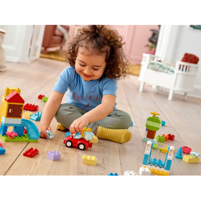 Constructor LEGO DUPLO Cutie Deluxe în formă de căramidă