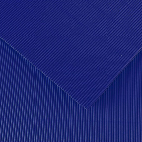 Carton color ondulat Blu 50x70cm, 300gr