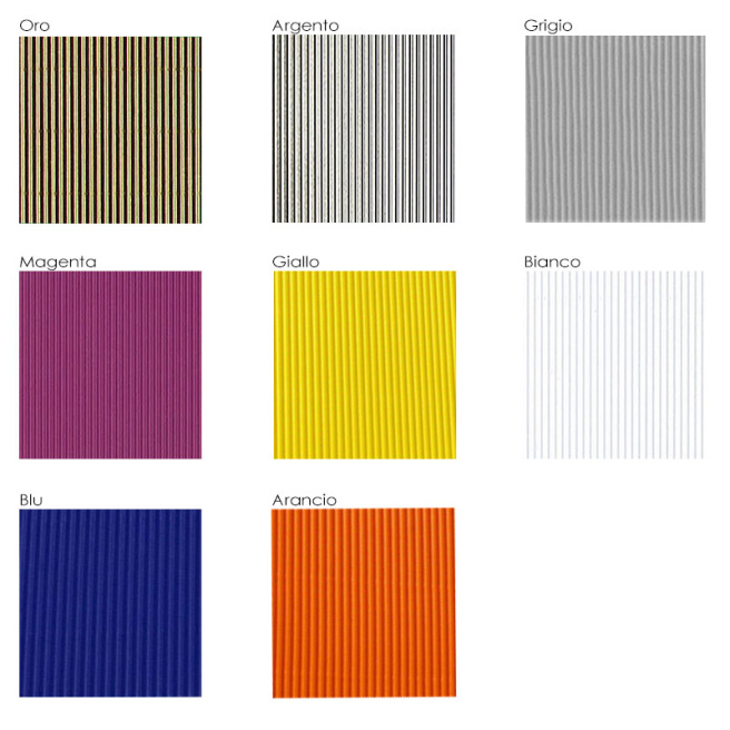 Картон цветной гофрированный Magenta 50x70см, 300гр