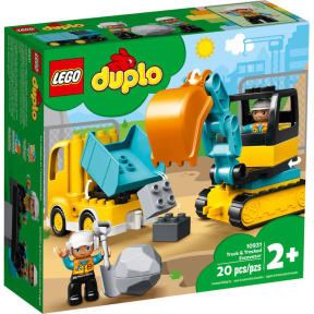 Constructor  LEGO DUPLO Truck & Tracked Excavator