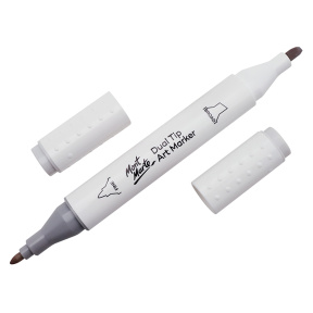 Art маркер M.M. двусторонний - Теплый серый WG0.5