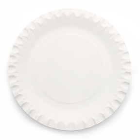 Тарелки одноразовые бумажные плоские BIO, 180 мм (50шт)