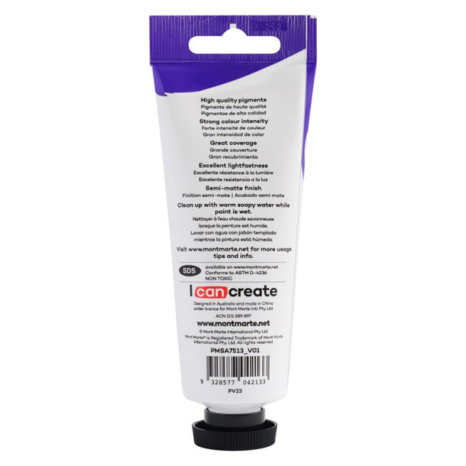 Vopsele Satin acril 75 ml, Purple