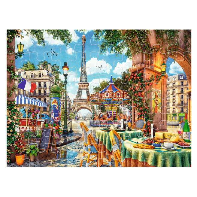 Dimineața la Paris, 1000 elemente